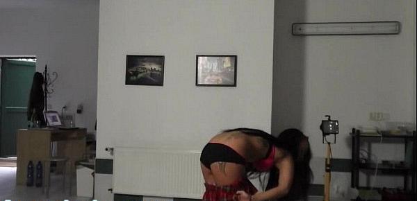  Amazing lapdance in hot school outfit